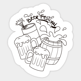 Octoberfest - Beer festival Sticker